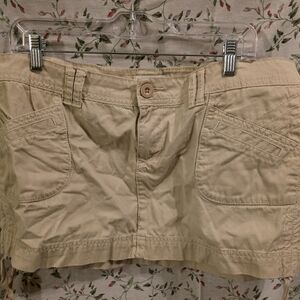 Women's Beige Corduroy Skirt 17